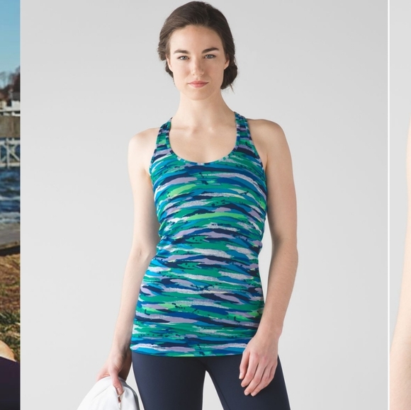 lululemon athletica Tops - Lululemon Cool RacerbackSeven Wonders Multi